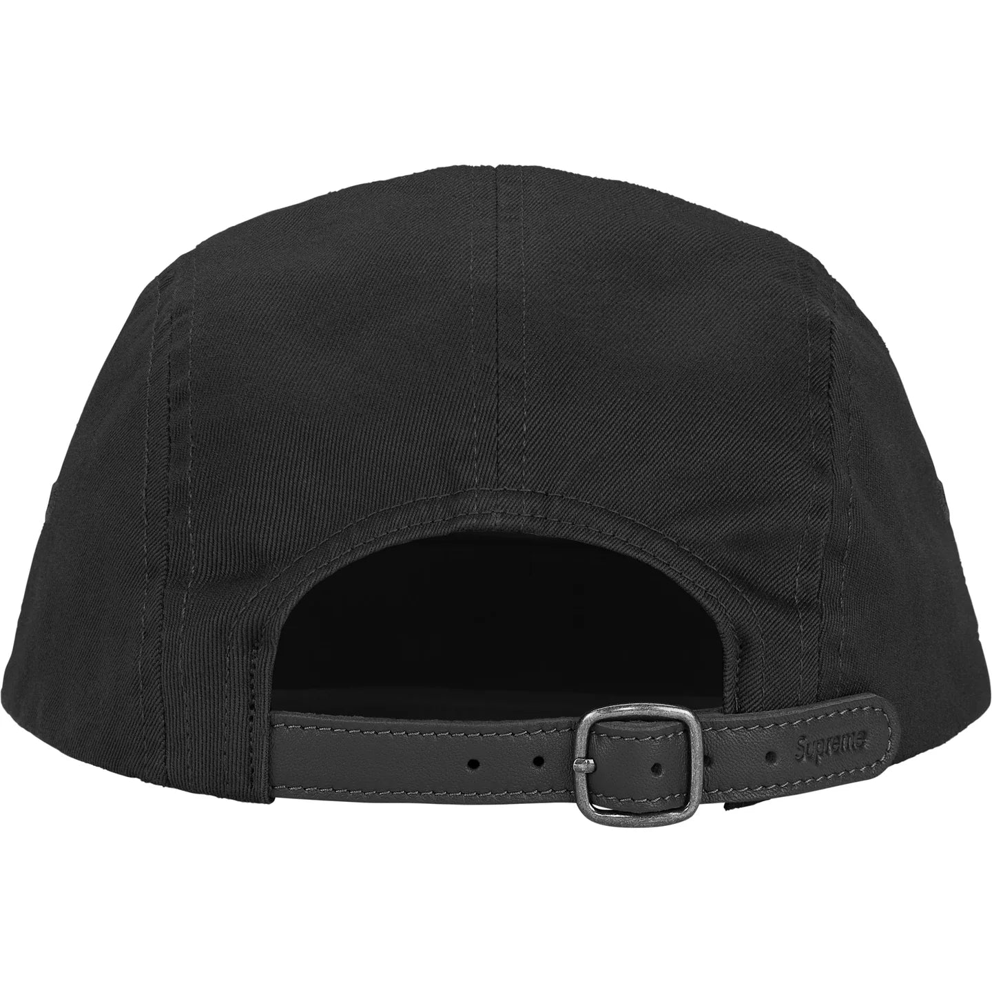 Supreme Washed Chino Twill Camp Cap Black