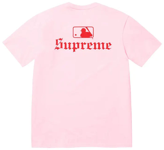 Supreme x MLB Teams Tee 'Light Pink'