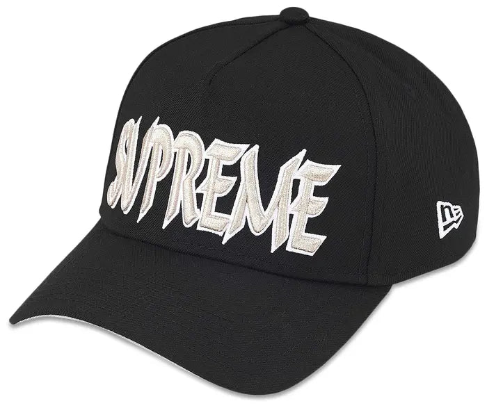 Supreme Sharp Spellout Adjustable New Era 'Black'