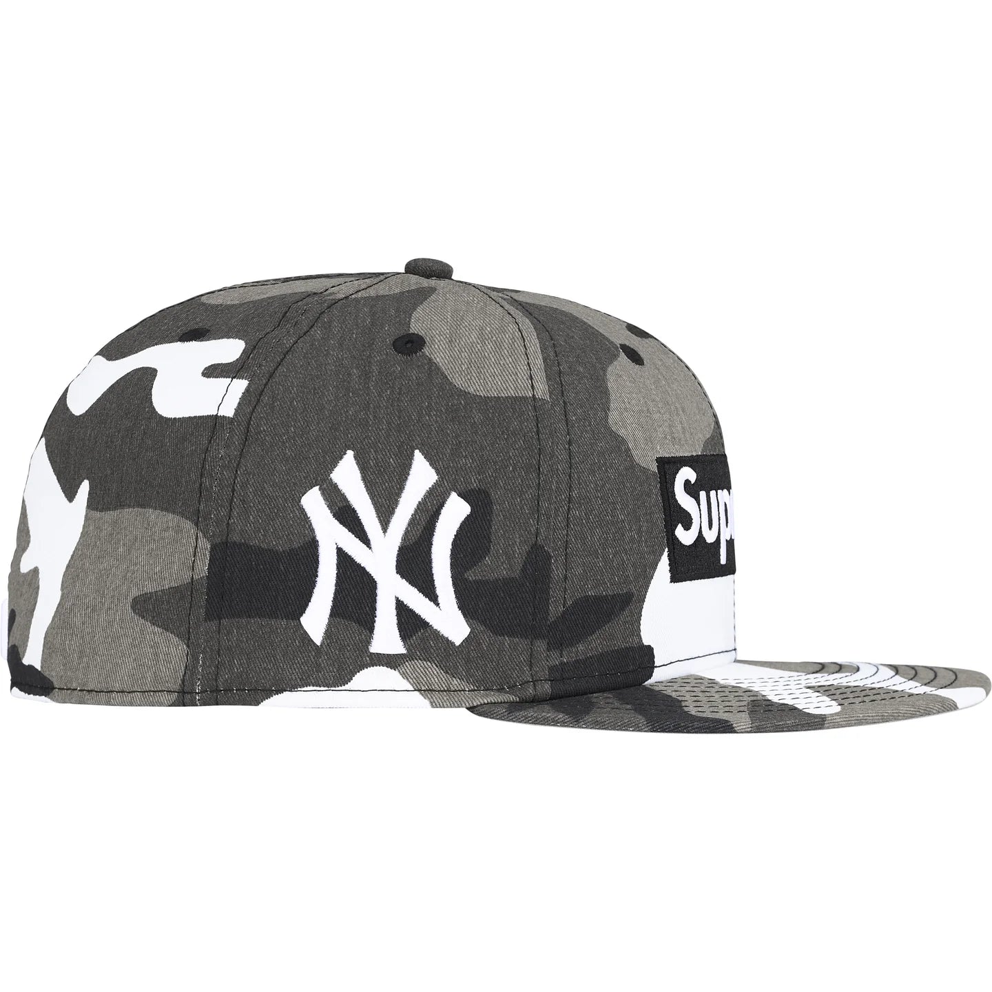 Supreme x MLB Teams Box Logo New Era 'Snow Camo New York Yankees'