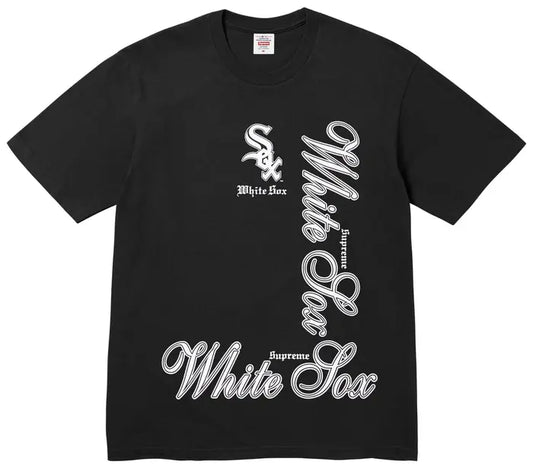 Polo Supreme Tee X MLB Withe Sox Black