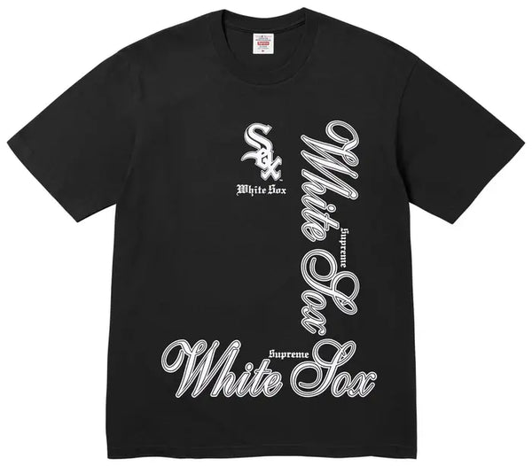 Polo Supreme Tee X MLB Withe Sox Black