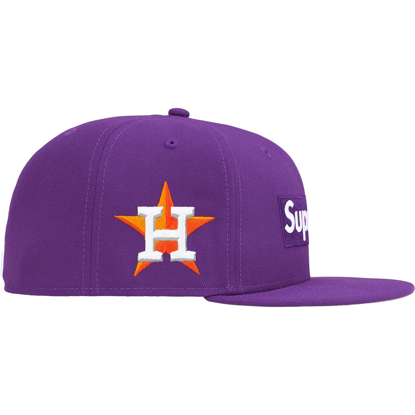 Supreme x MLB Teams Box Logo New Era 'Purple Houston Astros'