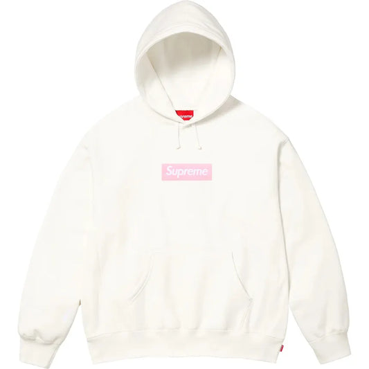 Supreme Box Logo Hooded Sweatshirt 'White'